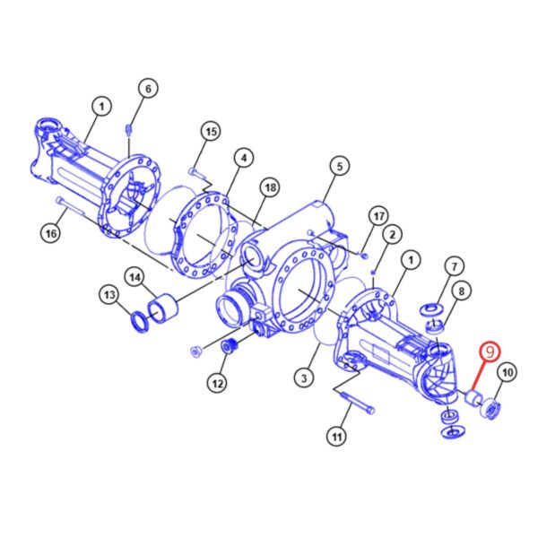 buje housing-2097456-caterpillar-416 420.jpg(2( 2097456 Buje Housing CAT 416 420