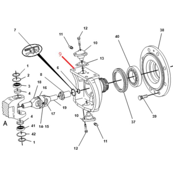 9R2845 Chanela CAT serie B