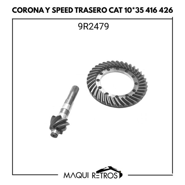 corona y speed trasero 10x35-9R2479-cat 416 426.jpg 9R2479 Corona y Speed Trasero 10*35 CAT 416 426