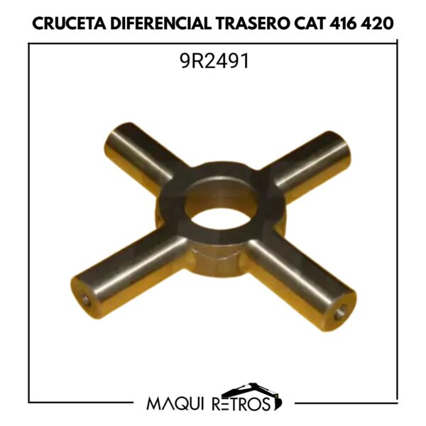 cruceta diferencial trasero-9R2491-cat 416 420.jpg 9R2491 Cruceta Diferencial Trasero CAT 416 420