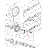 cruceta diferencial trasero-9R2491-cat 416 420.jpg(2) 9R2491 Cruceta Diferencial Trasero CAT 416 420