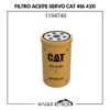 1194740 Filtro Aceite Servo CAT 416 420