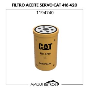 filtro aceite servo-1194740-cat 416 420.jpg 1194740 Filtro Aceite Servo CAT 416 420