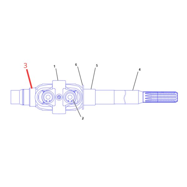 1388528 - Yoke Eje Solar Doble CAT 416C 416D 420D