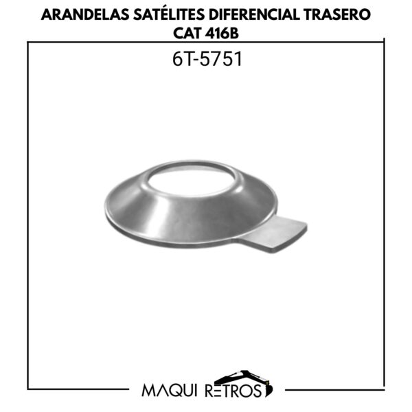 6T5751 Arandela Satélites Diferencial Trasero CAT 416B