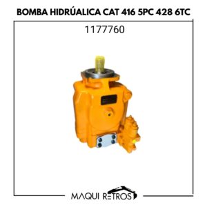 bomba hidráulica-1177760-cat 416 5PC, 428 6TC.jpg 1177760 Bomba Hidráulica CAT 416 5PC 428 6TC