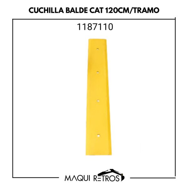 cuchilla balde 120cm-tramo-1187110-caterpillar.jpg 1187110 Cuchilla Balde 120cm CAT