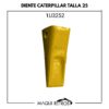 diente talla 25-1U3252-caterpillar.jpg 1U3252 Diente Talla 25 CAT