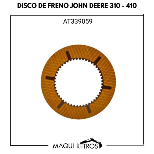 AT339059 Disco De Freno John Deere 310 410