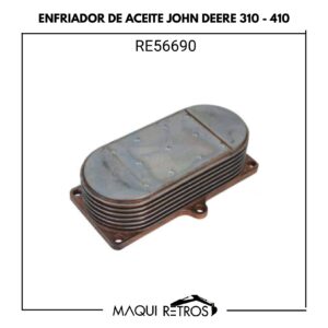 enfriador de aceite-RE56690-john deere 310 410.jpg RE56690 Enfriador De Aceite John Deere 310 410