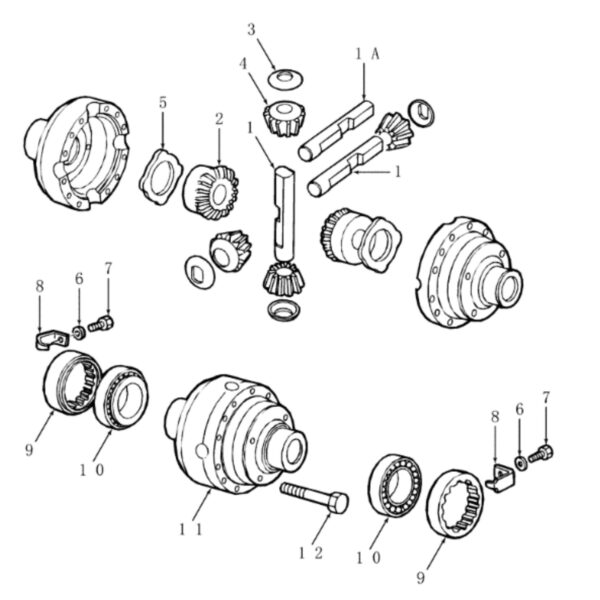 1930969 Kit Diferencial Delantero New Holland