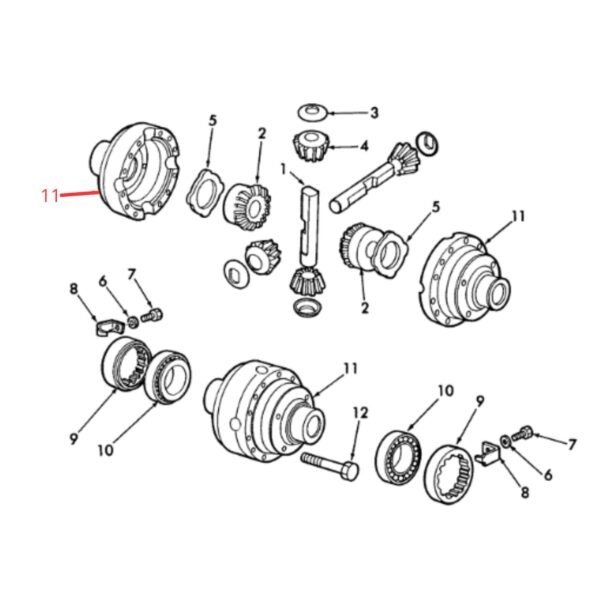 9968055 Olla Diferencia Delantera New Holland