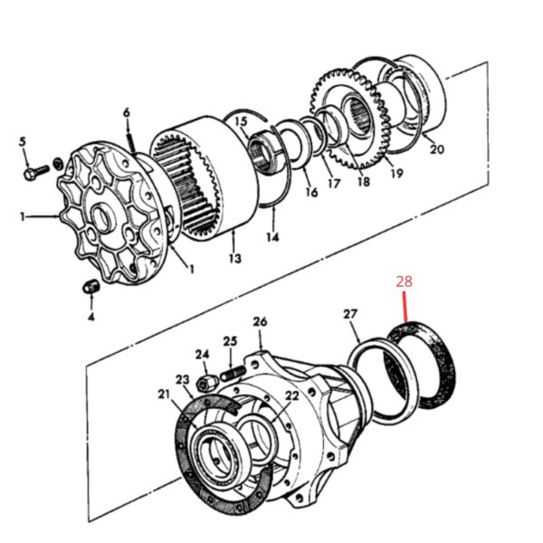 85806001 Retenedor Grande Portapernos New Holland