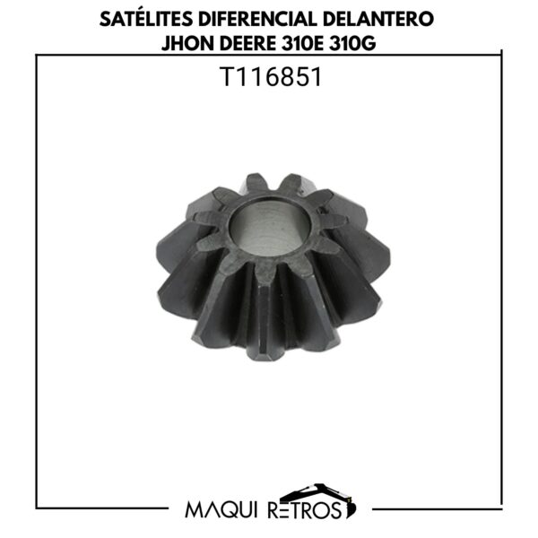 satélites diferencial delantero-T116851-john deere 310E 310G.jpg T116851 Satélites Diferencial Delantero John Deere 310E 310G