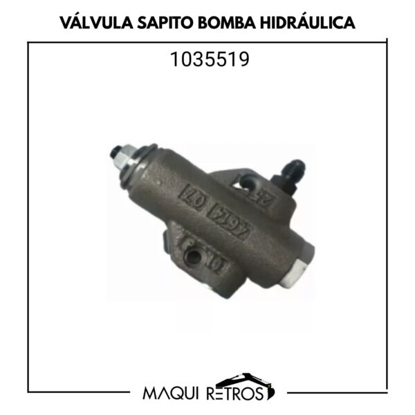 válvula sapito bomba hidráulica-1035519.jpg 1035519 Válvula Sapito Bomba Hidráulica CAT 416 420