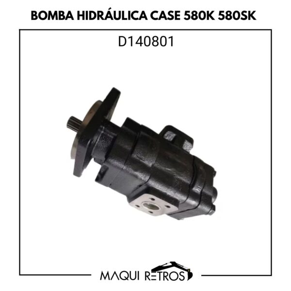 D140801 Bomba Hidráulica Case 580K 580SK