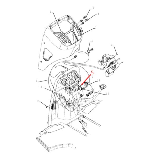 231520A2 Control Marcha Case 580 590