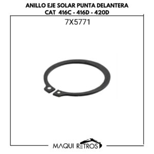 anillo eje solar punta delantera-7X5771-cat 416C 416D 420D.jpg 7X5771 Anillo Eje Solar Punta Delantera CAT 416C 416D 420D