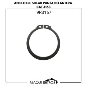 9R3167 Anillo Eje Solar Punta Delantera CAT 416B