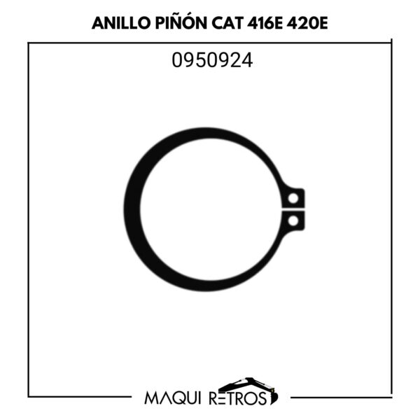 anillo piñón-0950924-cat 416E 420E.jpg 0950924 Anillo Piñón CAT 416E 420E