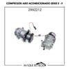 2992212 Compresor Aire Acondicionado CAT Serie E y F
