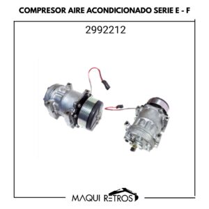compresor aire acondicionado-2992212-cat serie E, F.jpg 2992212 Compresor Aire Acondicionado CAT Serie E y F