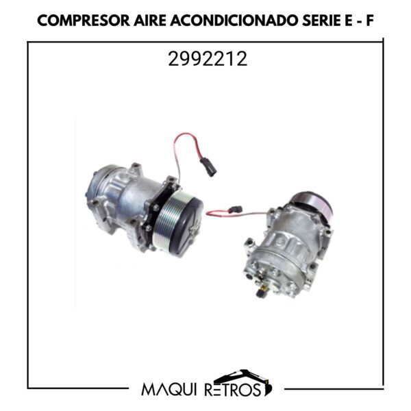 2992212 Compresor Aire Acondicionado CAT Serie E y F