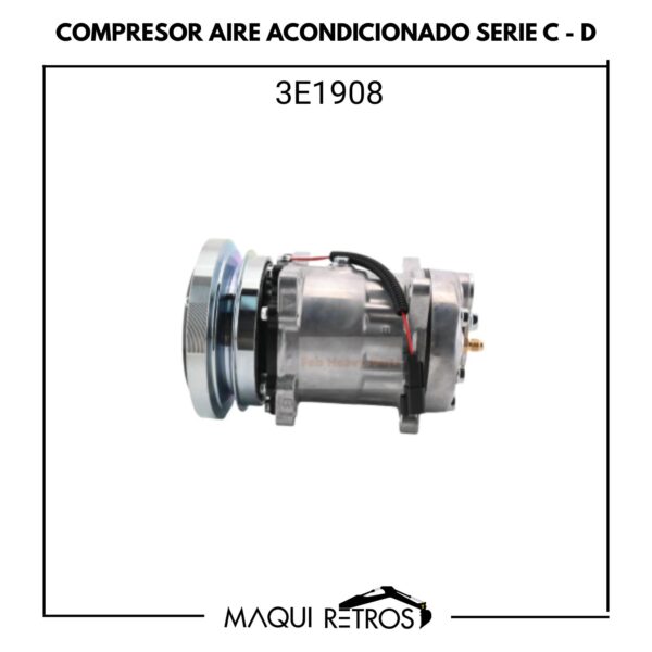 3E1908 Compresor Aire Acondicionado CAT Serie C y D