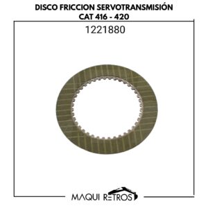 disco fricción servo-1221880-cat 416 420.jpg 1221880 Disco Fricción Servo CAT 416 420