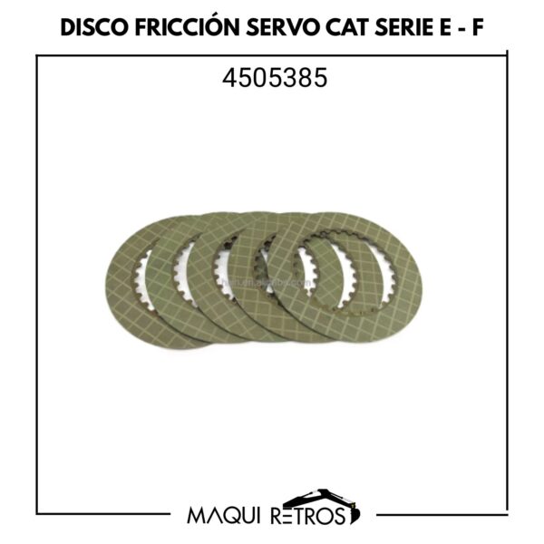 disco fricción servo-4505385-cat serie E,F.jpg 4505385 Disco Fricción Servo CAT Serie E,F.