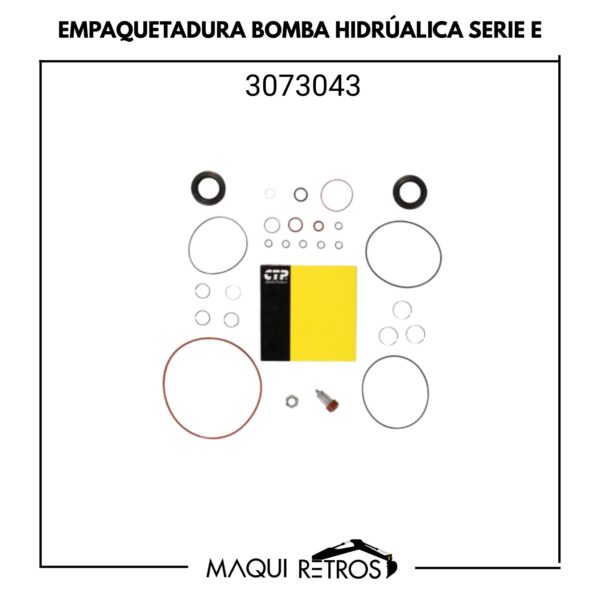 3073043 Empaquetadura Bomba Hidráulica CAT 416E 428E