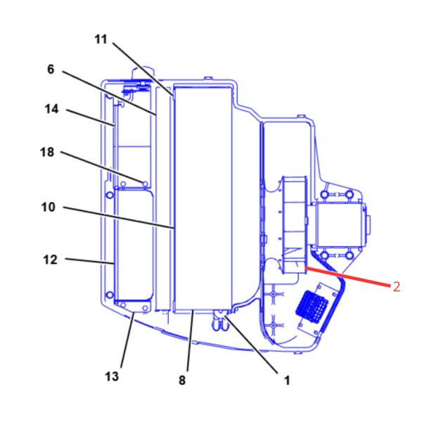 motor ventilador-3587085.jpg(2) 3587085 Motor Ventilador CAT 416 420
