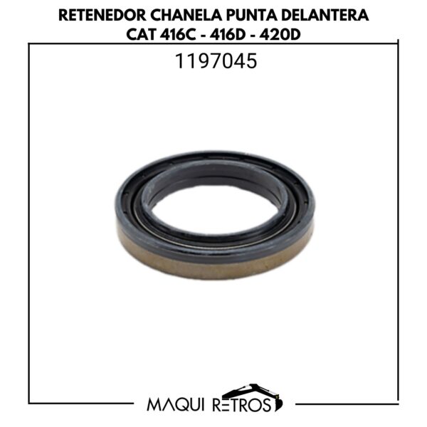 retenedor chanela punta delantera-1197045-cat 416C 416D 420D.jpg 1197045 Retenedor Chanela Punta Delantera CAT 416C 416D 420D