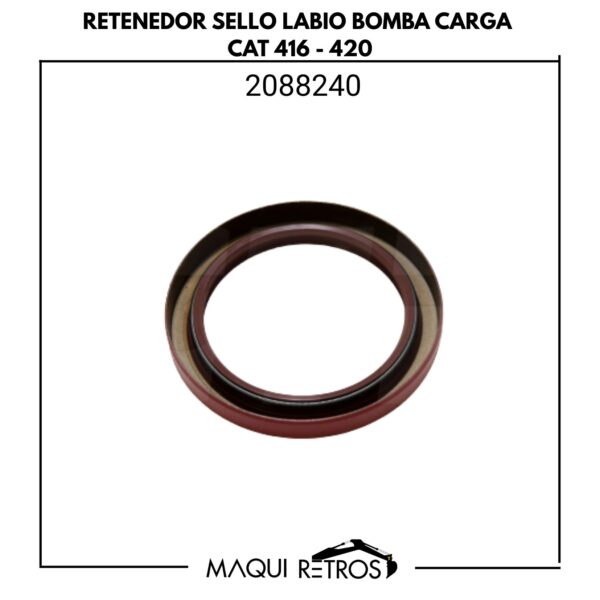 retenedor sello labio bomba-20882440-cat 416 420.jpg 20882440 Retenedor Sello Labio Bomba CAT 416 420