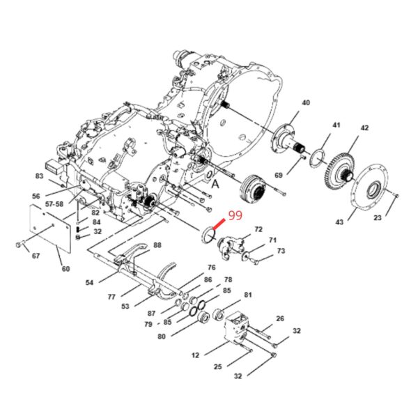 2162267 Retenedor Yoke Servo CAT 416 420