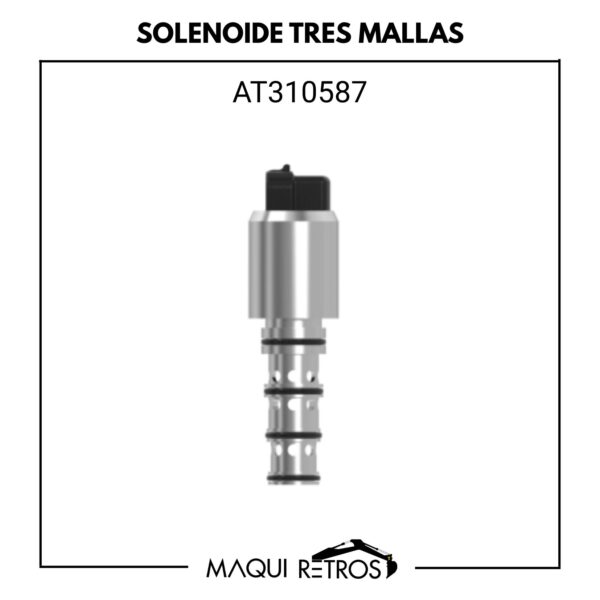 solenoide tres mallas-AT310587.jpg AT310587 Solenoide Tres Mallas Jhon Deere 310J 410J
