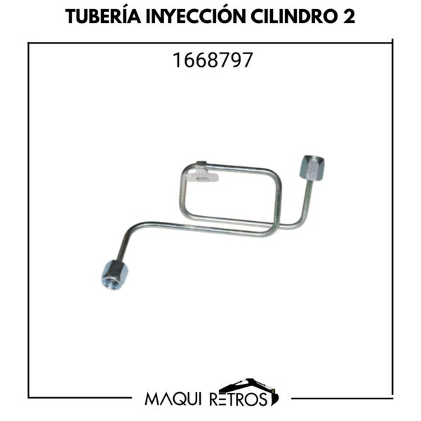 1668797 Tubería Inyección Cilindro 2 CAT Serie B y C