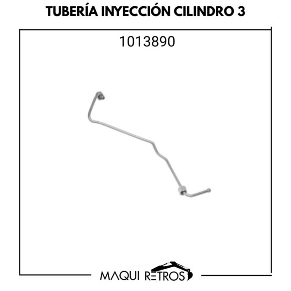 1013890 Tubería Inyección Cilindro 3 CAT Serie B y C