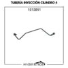 1013891 Tubería Inyección Cilindro 4 CAT Serie B y C