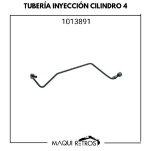 tubería inyección cilindro 4-1013891.jpg 1013891 Tubería Inyección Cilindro 4 CAT Serie B y C