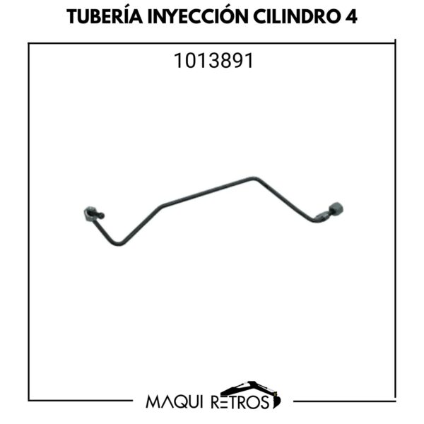 1013891 Tubería Inyección Cilindro 4 CAT Serie B y C