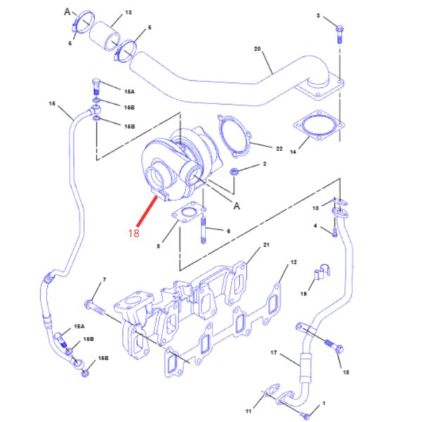 turbo perkins-2373786-perkins 1104, 3054C,cat 416 420.kpg(2) 2373786 Turbo Perkins 1104, 3054C, CAT 416 420