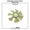 1067637 Ventilador 7 Aspas Plástico CAT 416 420