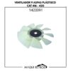 1423391 Ventilador 9 Aspas Plástico CAT 416 420