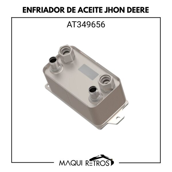 Enfriador de aceite-AT349656-jhon deere.jpg AT349656 Enfriador De Aceite Jhon Deere 310J 410J