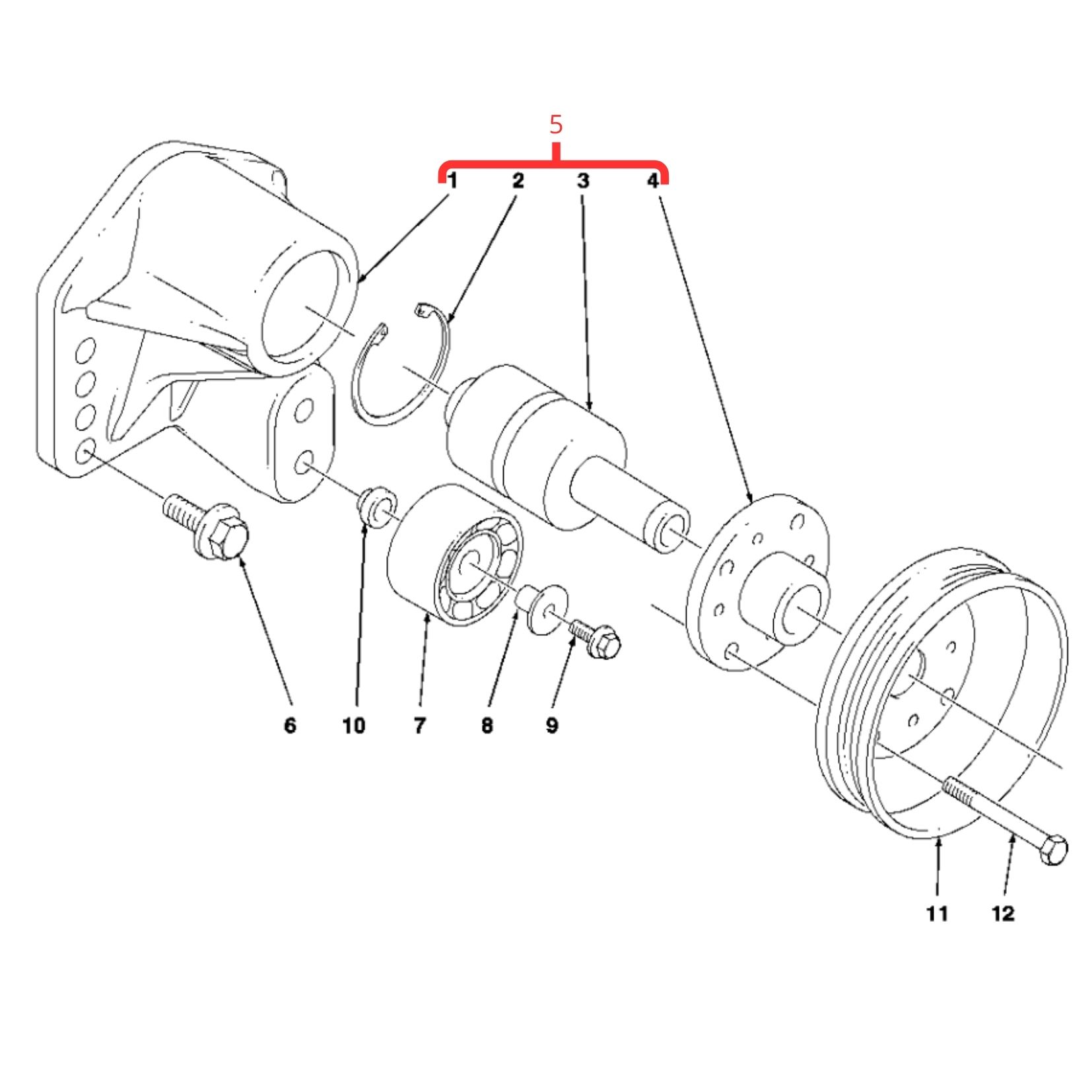 base ventilador-RE500538-jhon deere 310E 310G.jpg(2) RE500538 Base Ventilador Jhon Deere 310E 310G