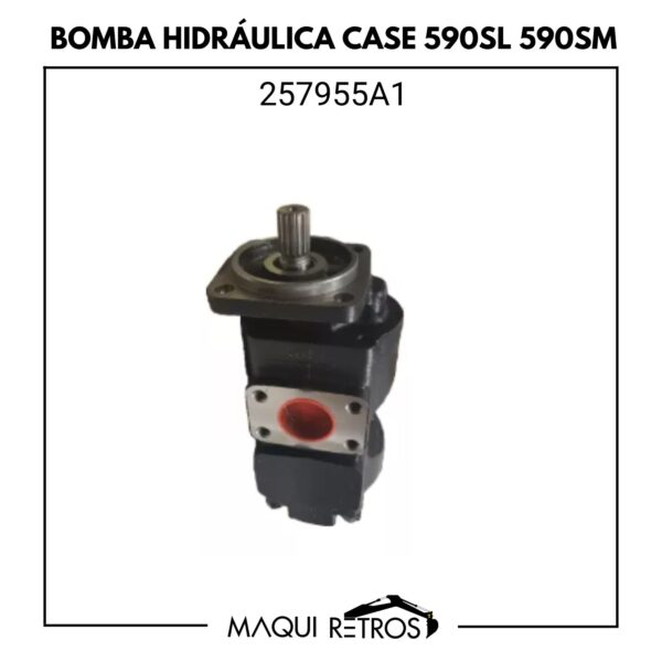 257955A1 Bomba Hidráulica Case 590SL 590SM