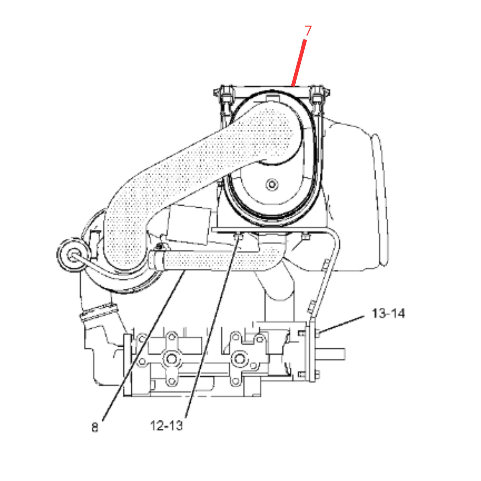 2341981 Carcasa Filtro Aire CAT 416E 420D